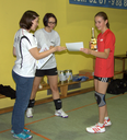 Siegerehrung der Netzroller Volleys