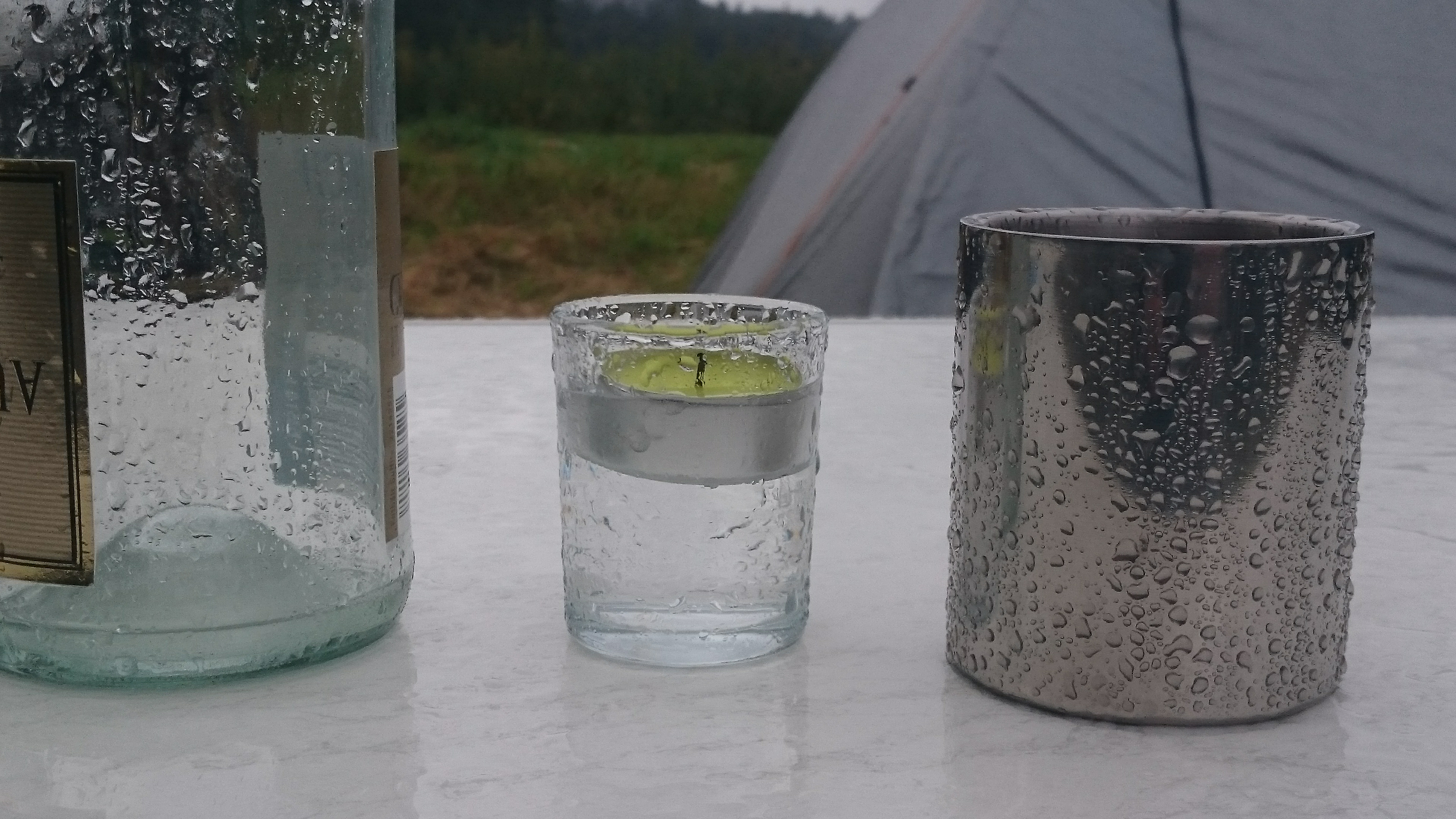 Regenmenge von Samstag Nacht